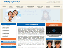 Tablet Screenshot of leczymy-lysienie.pl